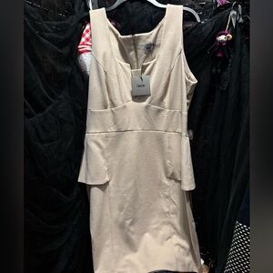 ASOS Beige dress women’s 14 NWT